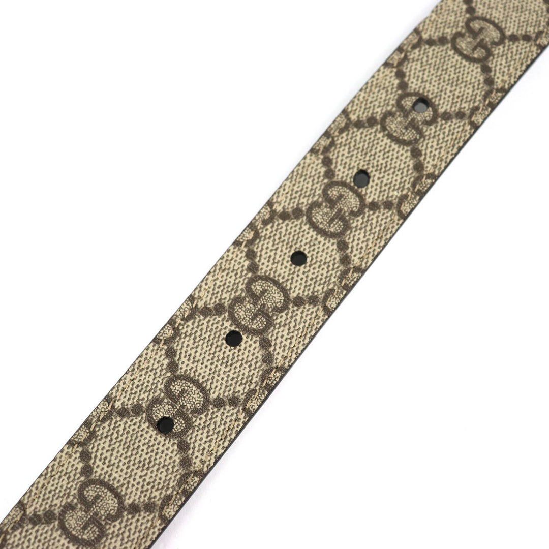Excellent GUCCI belt GG Marmont GG Supreme beige GG Supreme Women 525040