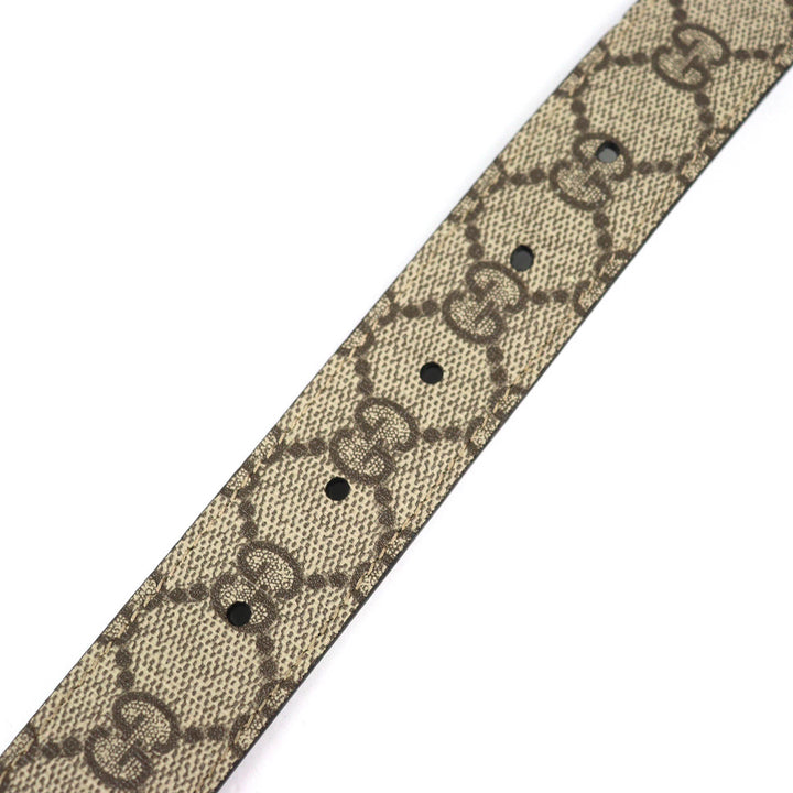 Excellent GUCCI belt GG Marmont GG Supreme beige GG Supreme Women 525040