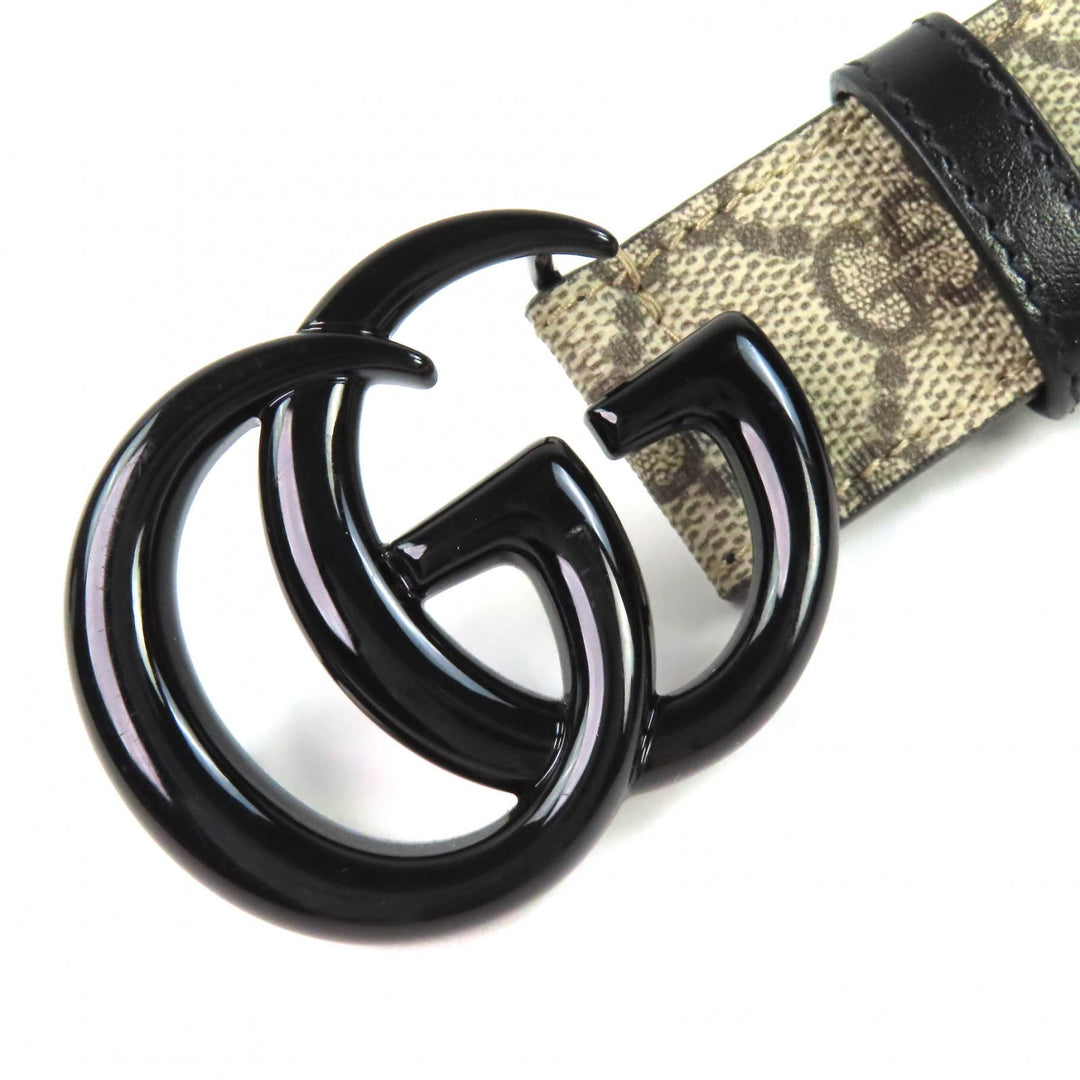 Excellent GUCCI belt GG Marmont GG Supreme beige GG Supreme Women 525040