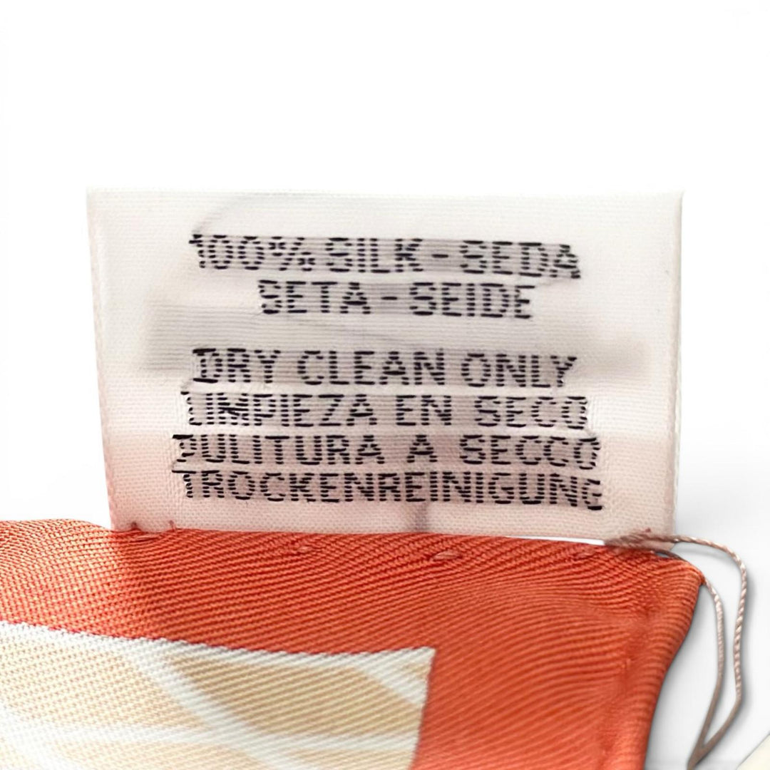 Pristine HERMES scarf Gavroche Hermès Horse Club Detail Multi silk Women