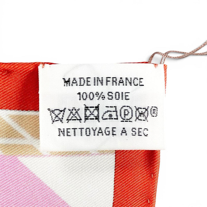 Pristine HERMES scarf Gavroche Hermès Horse Club Detail Multi silk Women