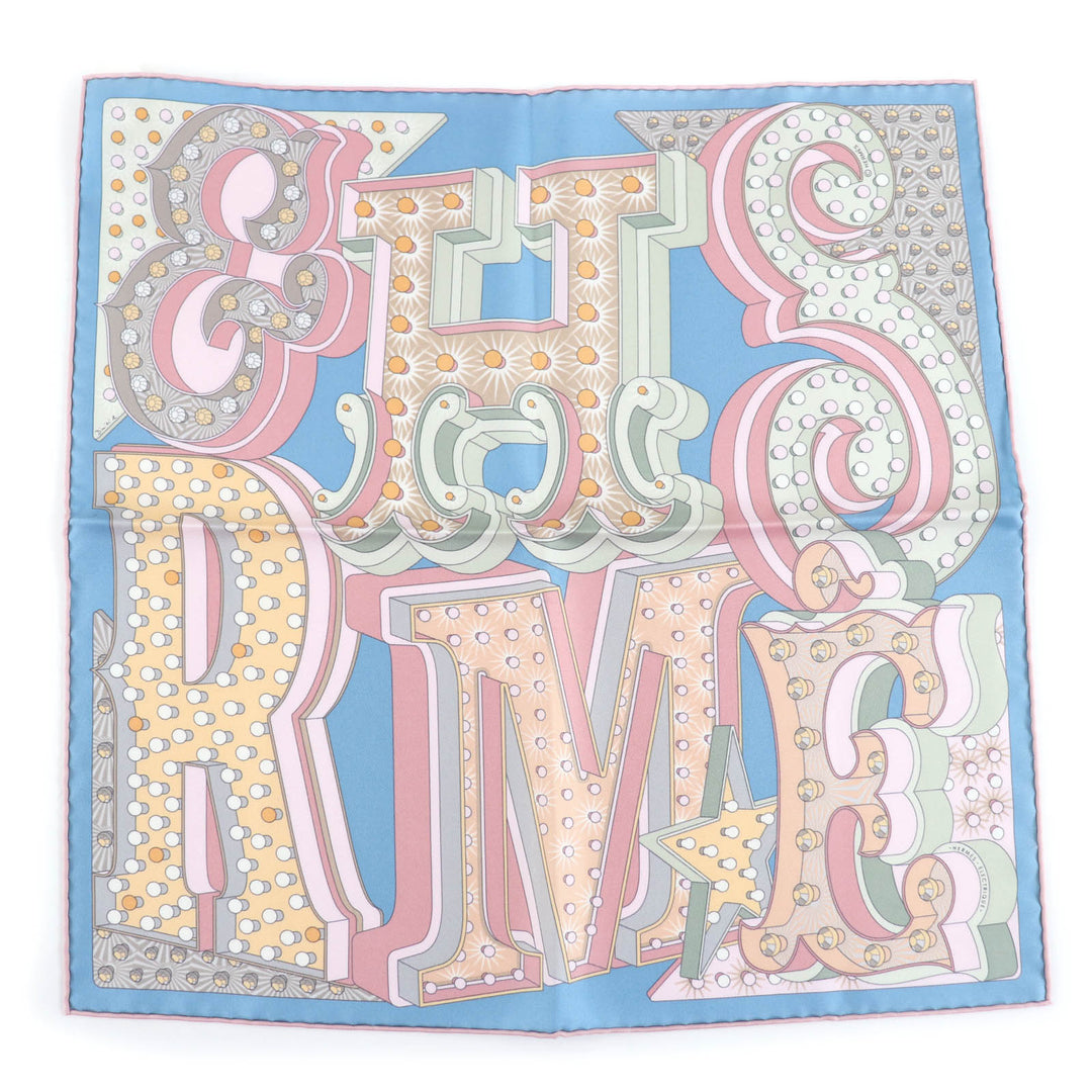 Pristine HERMES scarf HERMES ELECTRIQUE silk Women