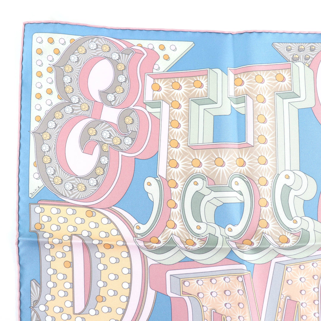 Pristine HERMES scarf HERMES ELECTRIQUE silk Women