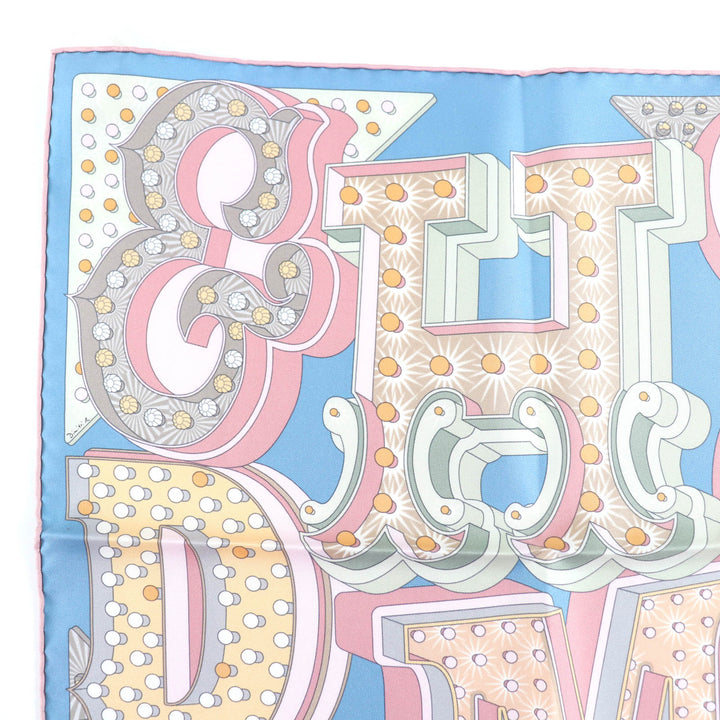 Pristine HERMES scarf HERMES ELECTRIQUE silk Women