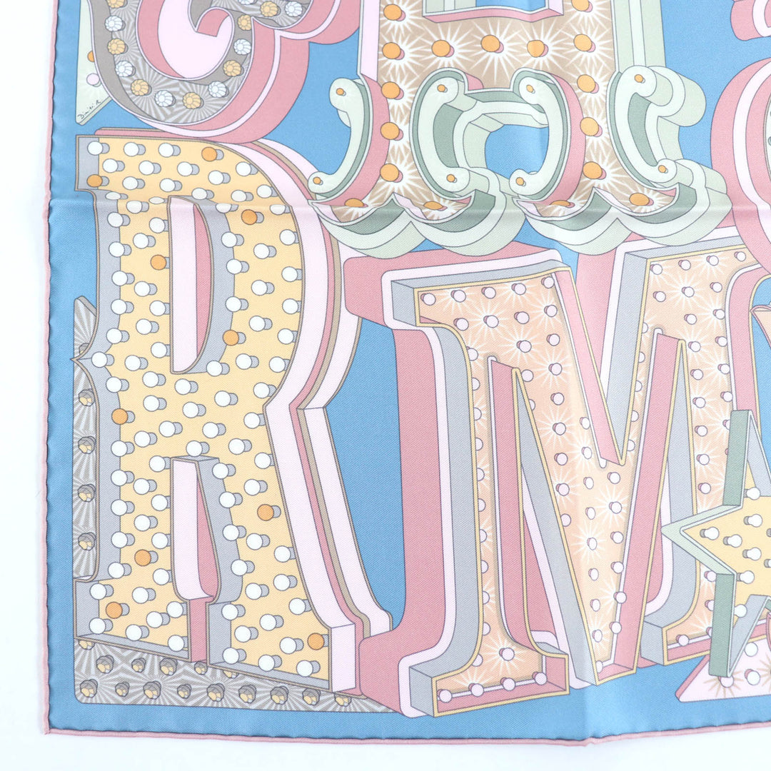 Pristine HERMES scarf HERMES ELECTRIQUE silk Women