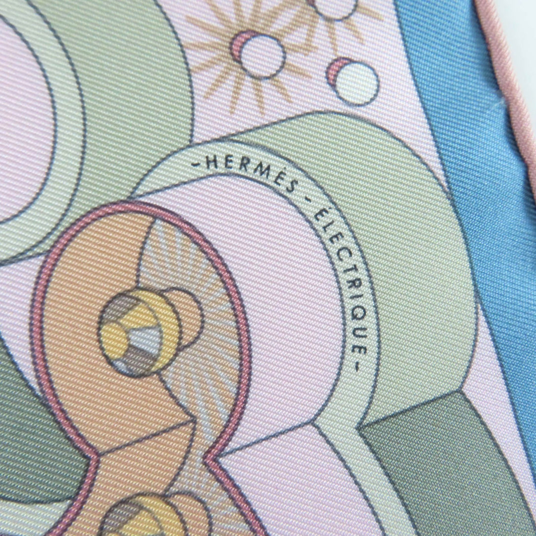 Pristine HERMES scarf HERMES ELECTRIQUE silk Women