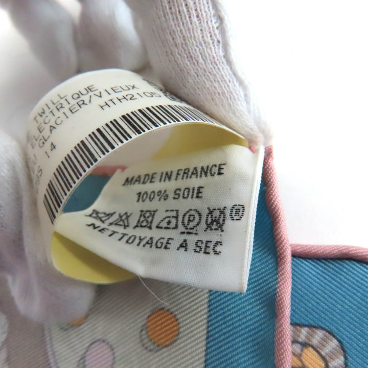 Pristine HERMES scarf HERMES ELECTRIQUE silk Women