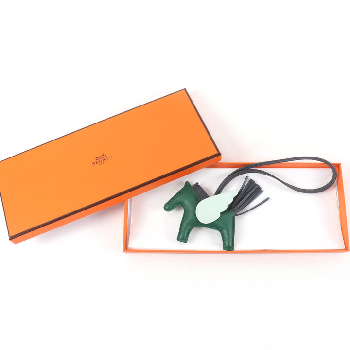 Pristine HERMES Bag charm Rodeo Charm Pegasus PM Vaux Swift Leather Women