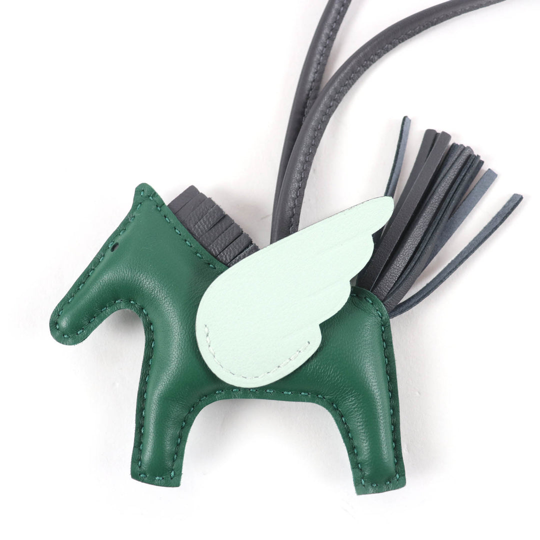 Pristine HERMES Bag charm Rodeo Charm Pegasus PM Vaux Swift Leather Women