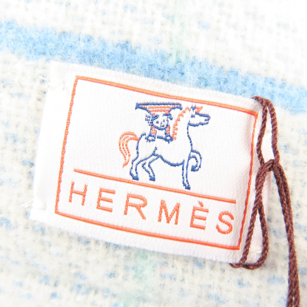 Excellent HERMES cushion Avalon Cabriolet Current product wool Women