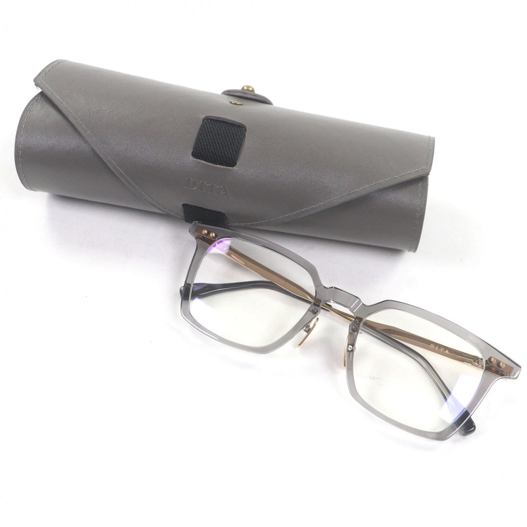 Pristine DITA Glasses RAMIDA Wellington Frame Clear gray mens DTX468-A-03