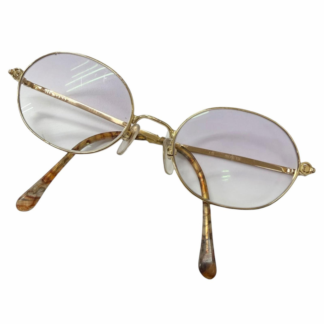 Good mila schon sunglasses oval frame gold 18K mens