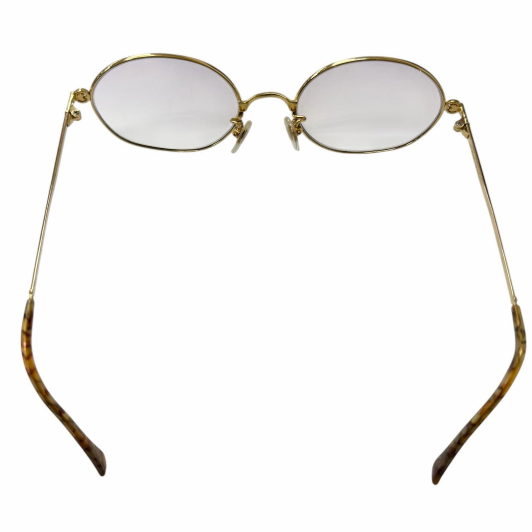 Good mila schon sunglasses oval frame gold 18K mens