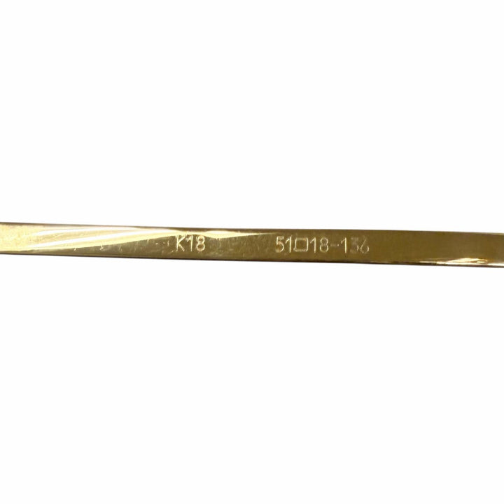 Good mila schon sunglasses oval frame gold 18K mens