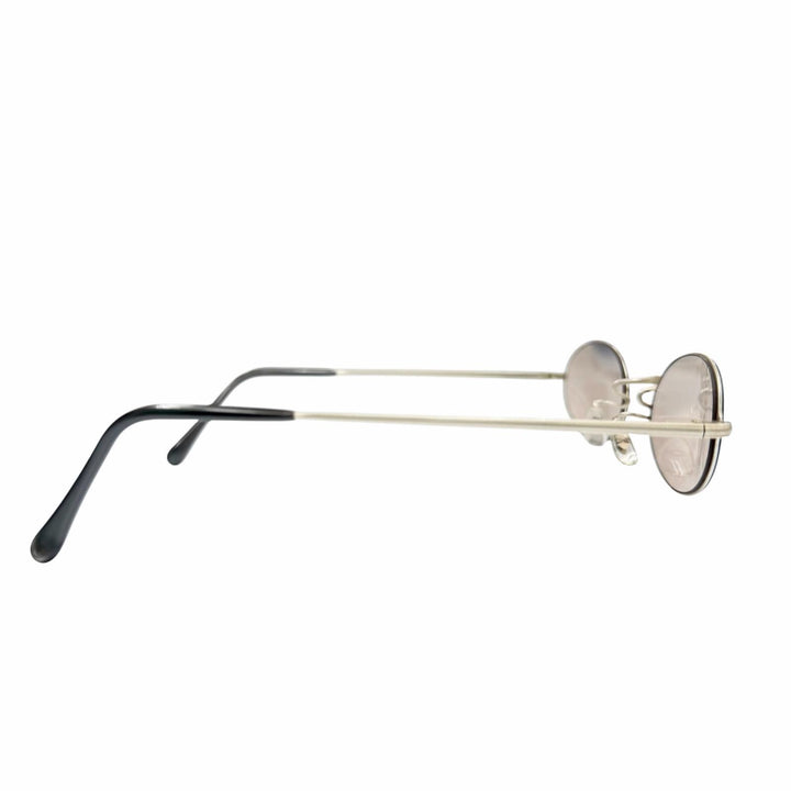 Great 白山眼鏡 sunglasses Oval Eyewear Matt Silver mens