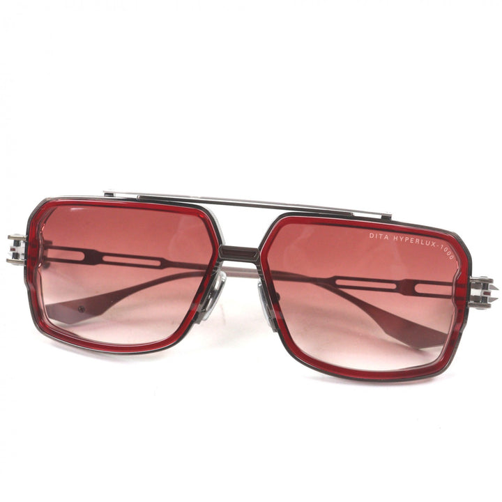 Pristine DITA sunglasses HYPERLUX-1000 Clear red titanium mens DTS470