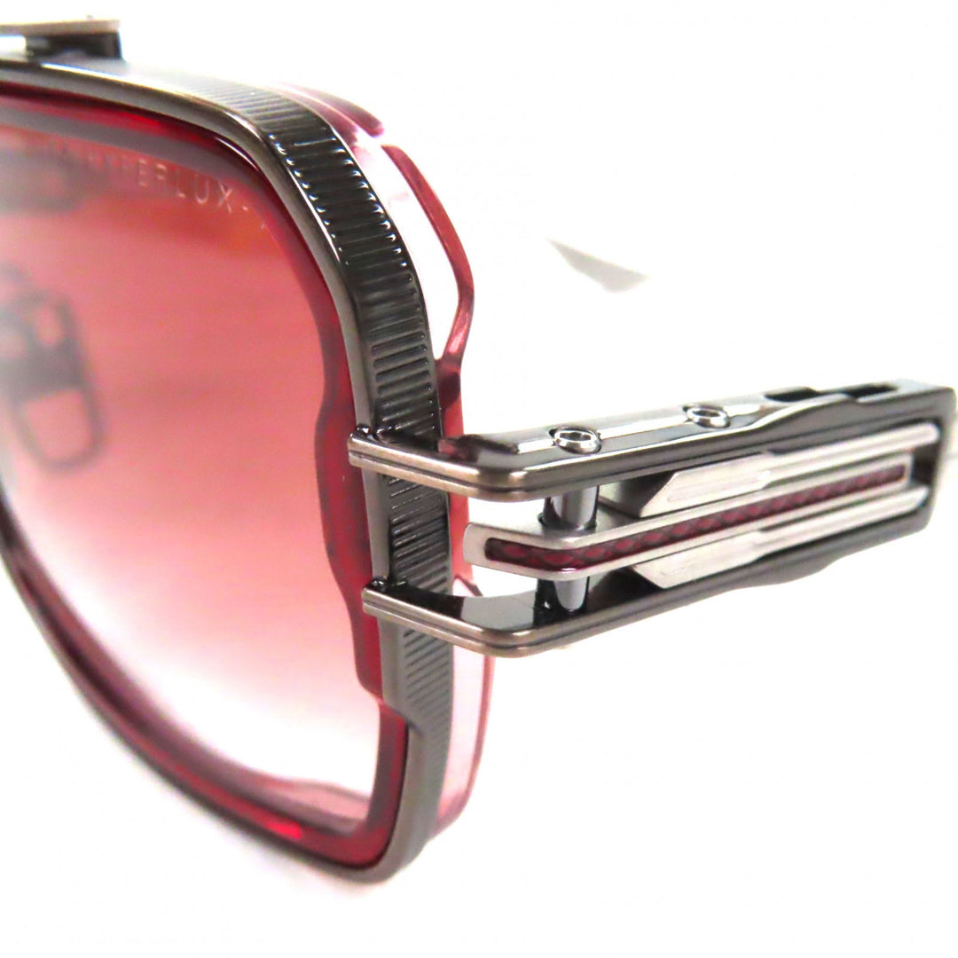Pristine DITA sunglasses HYPERLUX-1000 Clear red titanium mens DTS470