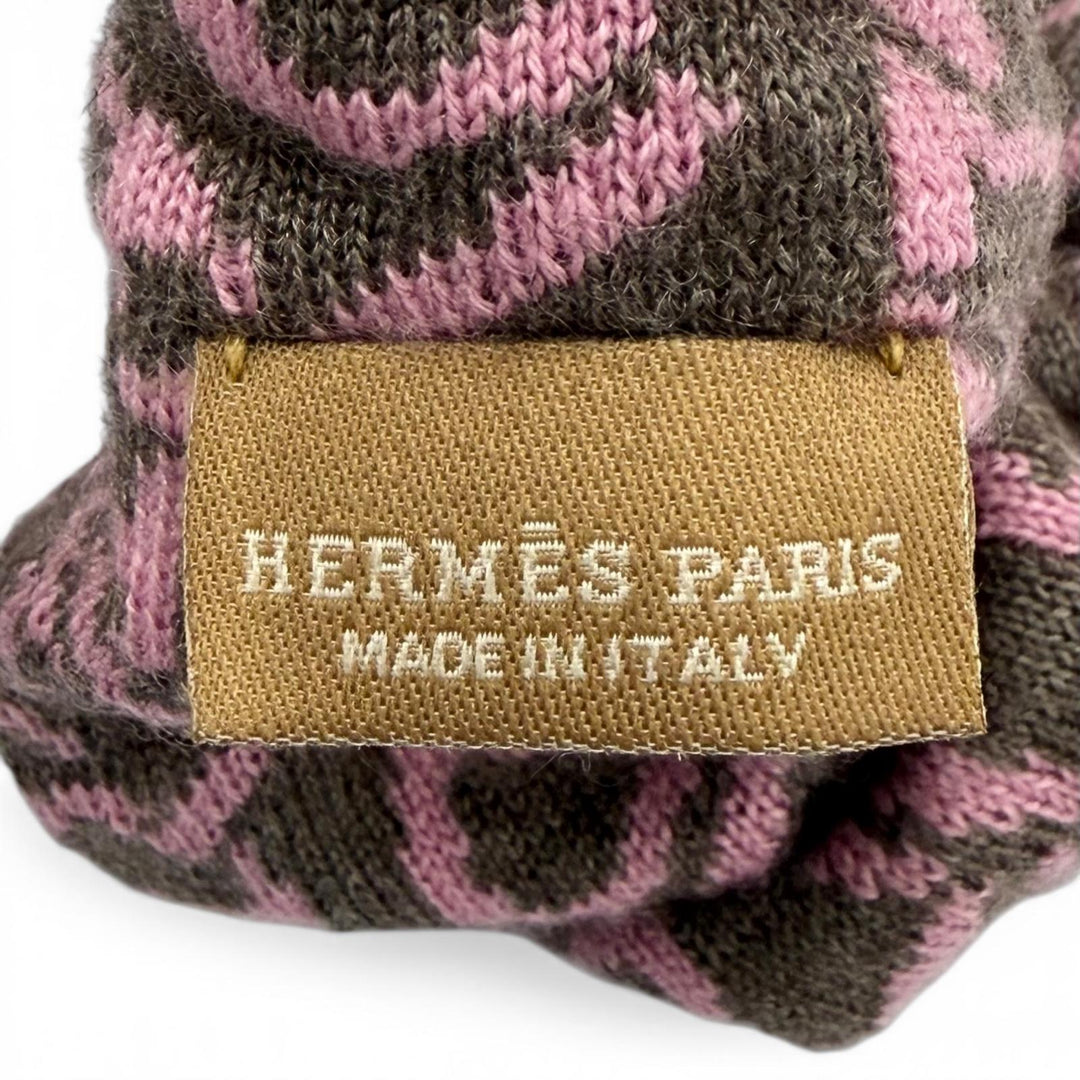 Excellent HERMES Shush claudia chou chou pink cashmere Women