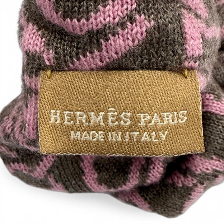 Excellent HERMES Shush claudia chou chou pink cashmere Women