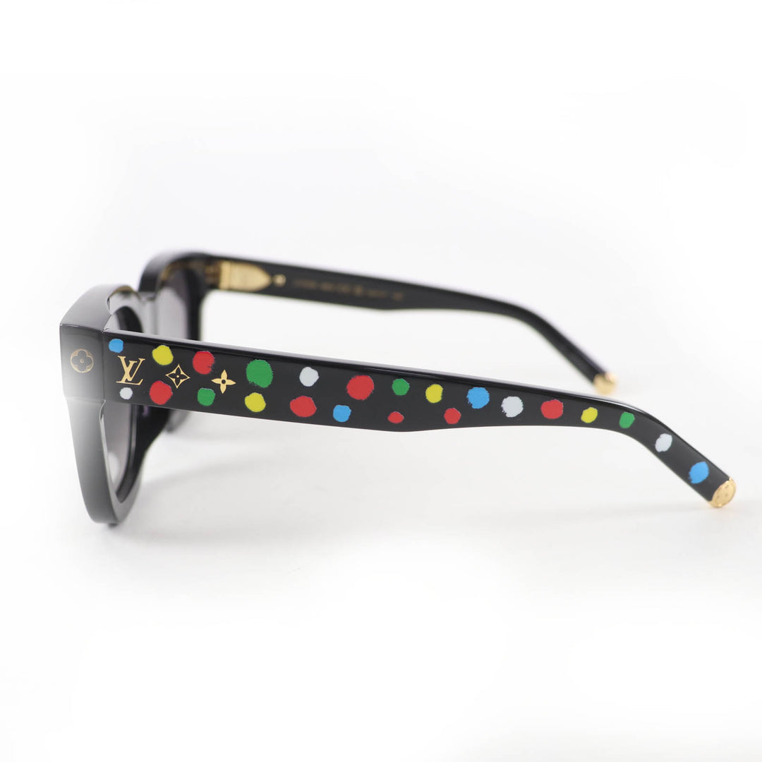 Excellent LOUIS VUITTON×Yayoi Kusama sunglasses My Monogram Square Z1903E