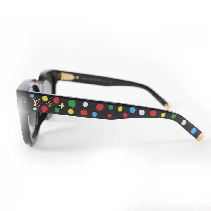 Excellent LOUIS VUITTON×Yayoi Kusama sunglasses My Monogram Square Z1903E