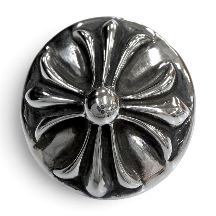 Great CHROME HEARTS hair accessory HAIRBAND Crossball Button Concho Silver 925