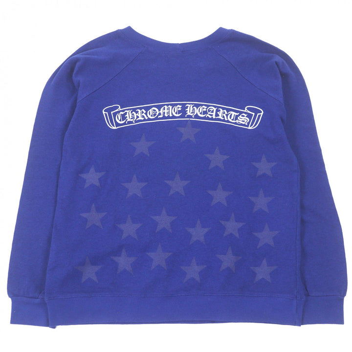 Very Good CHROME HEARTS Long-sleeved T-shirt Star Scroll Label