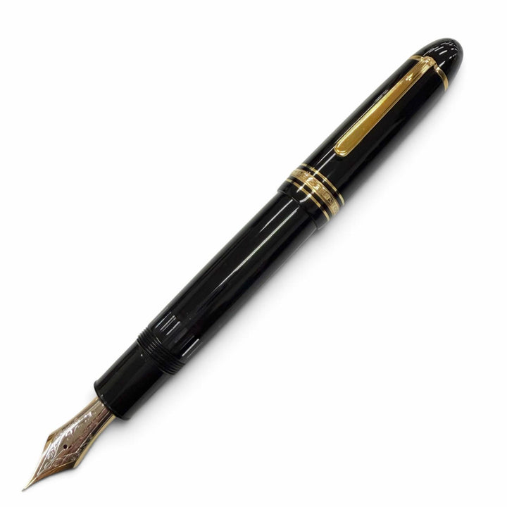 Great MONTBLANC fountain pen Meisterstück 149 white star black 14K mens