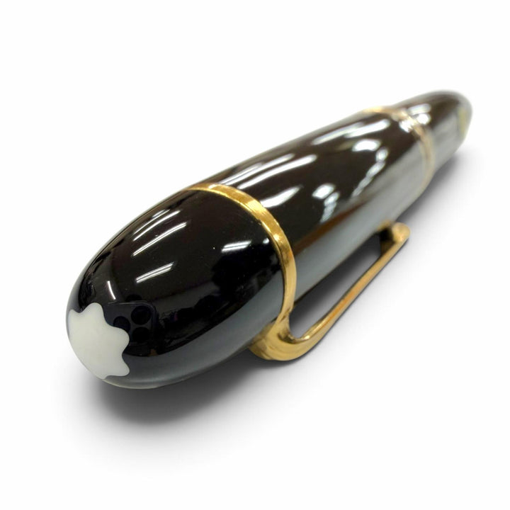 Great MONTBLANC fountain pen Meisterstück 149 white star black 14K mens