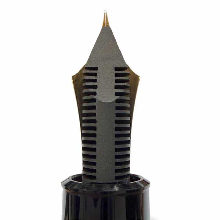 Great MONTBLANC fountain pen Meisterstück 149 white star black 14K mens