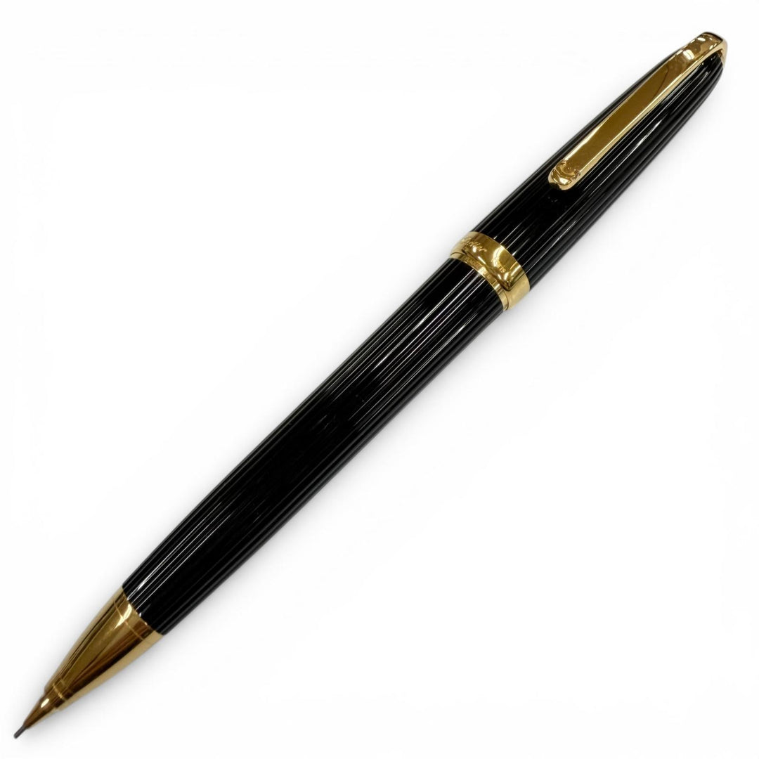 Very Good Cartier mechanical pencil Louis Cartier Stripe Twist Style black mens
