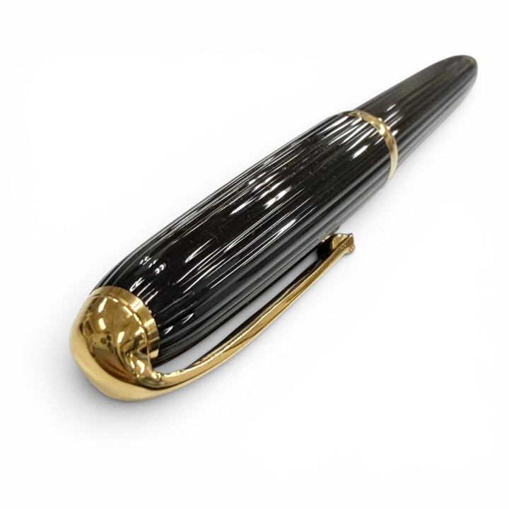 Very Good Cartier mechanical pencil Louis Cartier Stripe Twist Style black mens