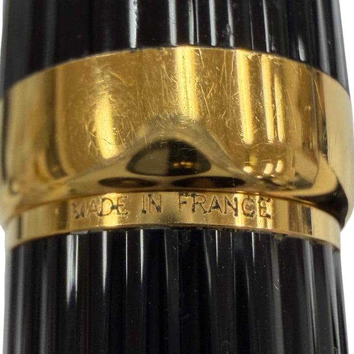Very Good Cartier mechanical pencil Louis Cartier Stripe Twist Style black mens