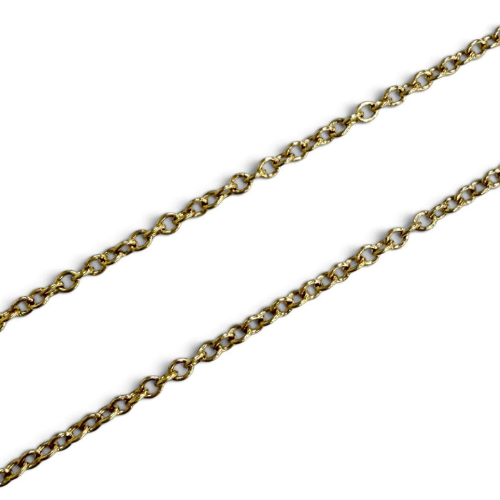 Excellent TIFFANY&Co. Necklace Rubbing Heart Diamond Necklace 750(YG)