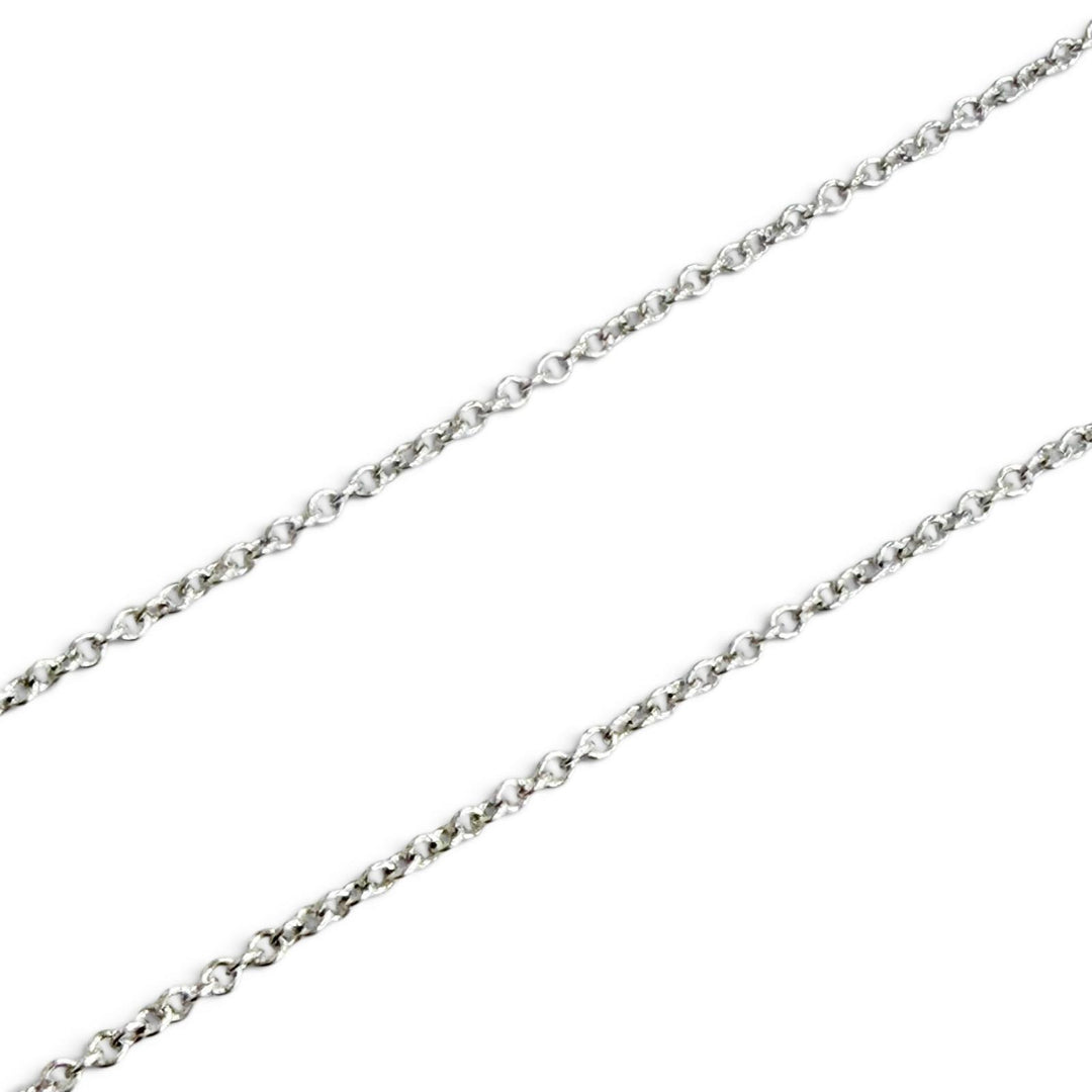 Excellent TIFFANY&Co. Necklace By the yard 1P Diamond around 0.18ct PT950