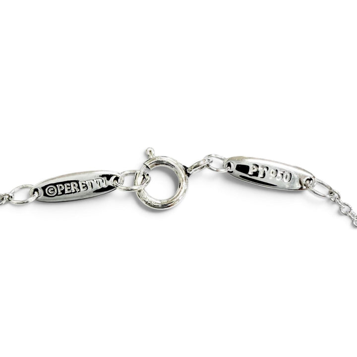 Excellent TIFFANY&Co. Necklace By the yard 1P Diamond around 0.18ct PT950