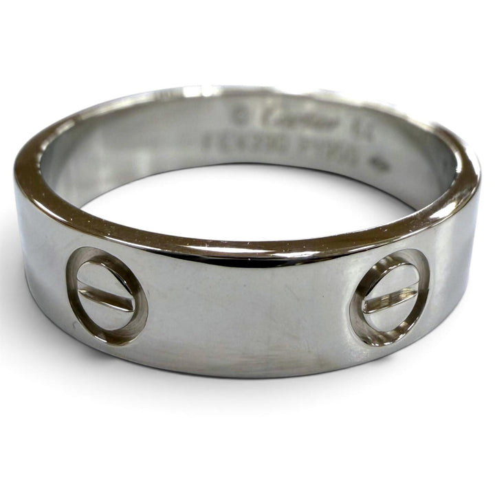 Great Cartier Ring ring Love Ring Classic Silver PT950 mens FEV390