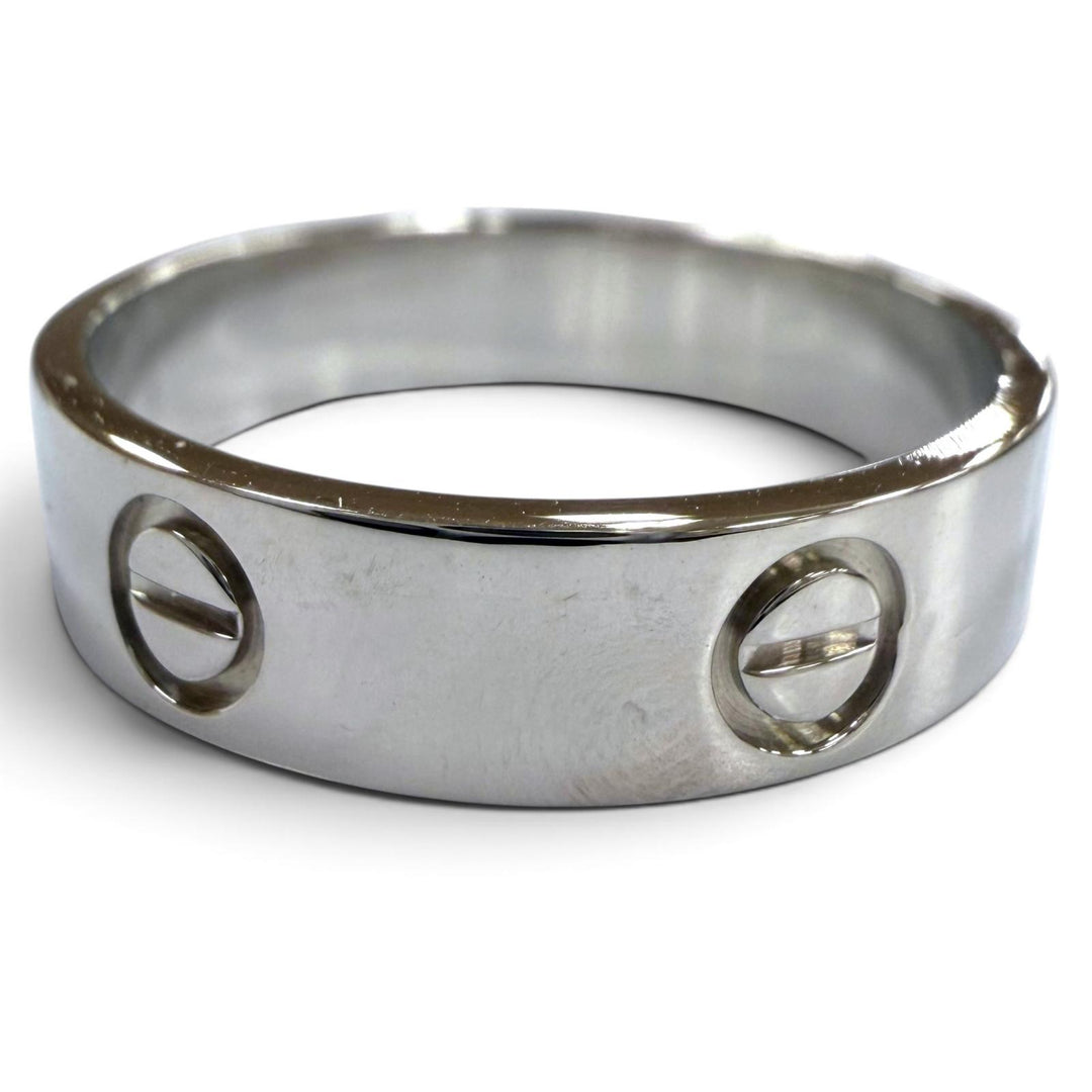 Great Cartier Ring ring Love Ring Classic Silver PT950 mens FEV390