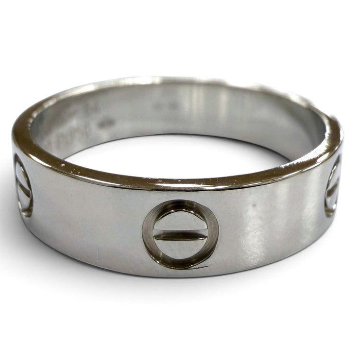 Great Cartier Ring ring Love Ring Classic Silver PT950 mens FEV390
