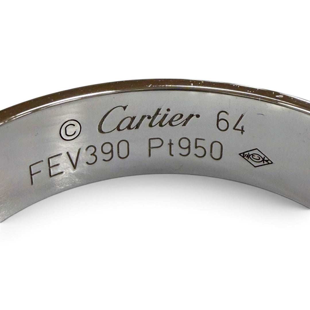 Great Cartier Ring ring Love Ring Classic Silver PT950 mens FEV390