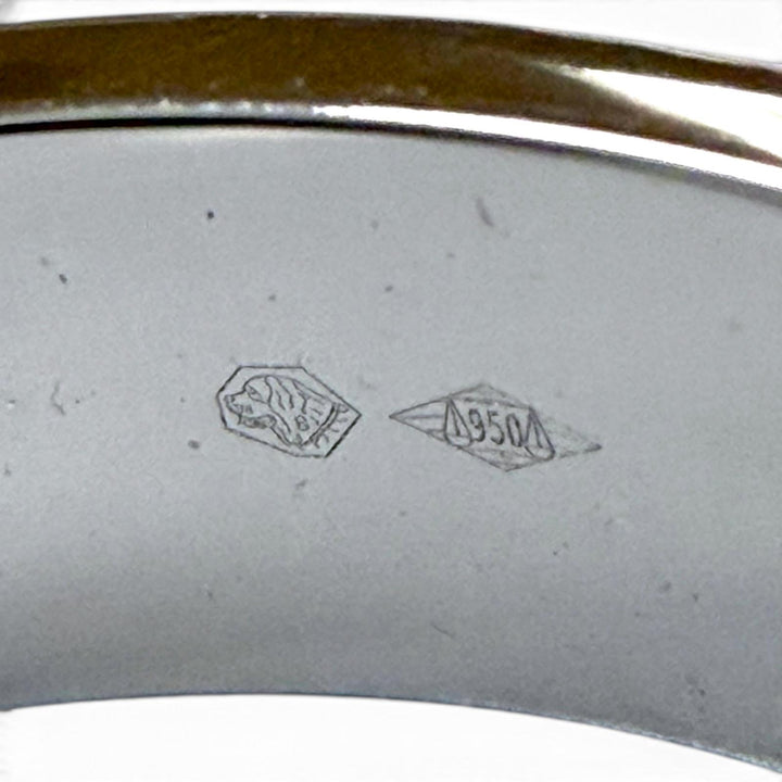 Great Cartier Ring ring Love Ring Classic Silver PT950 mens FEV390