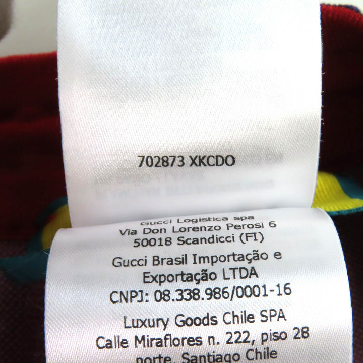 Excellent GUCCI adidas Shorts Trefoil Jacquard Red Rayon Women L 702873
