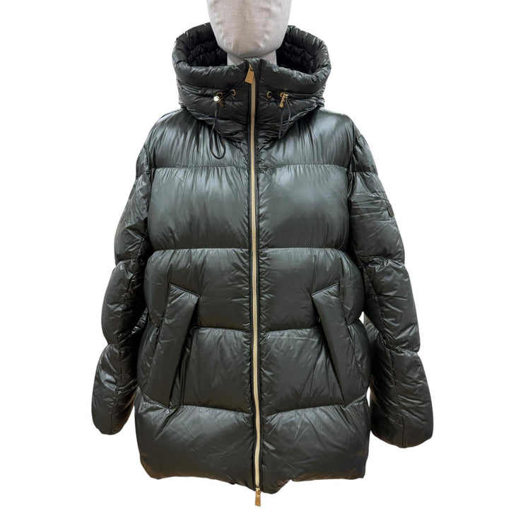 Great TATRAS Down jacket LARALI Lalali Hooded double zip-up green 4 LTLA23A4236