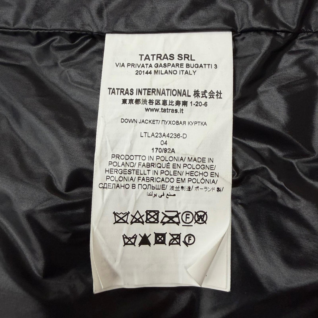 Great TATRAS Down jacket LARALI Lalali Hooded double zip-up green 4 LTLA23A4236