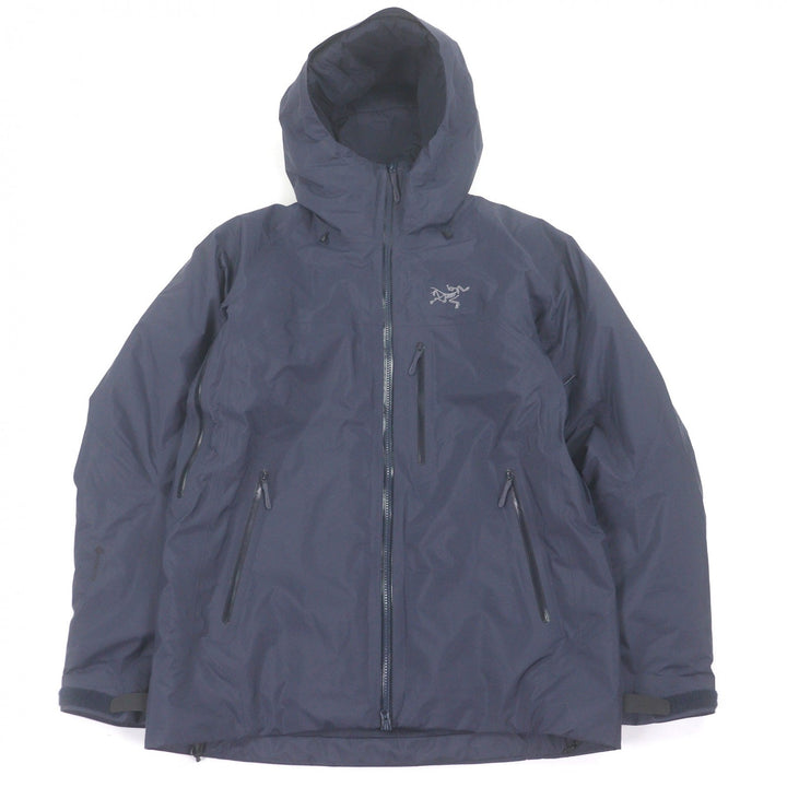Great ARCTERYX Beta Insulated Jacket Logo embroidered padded jacket Navy