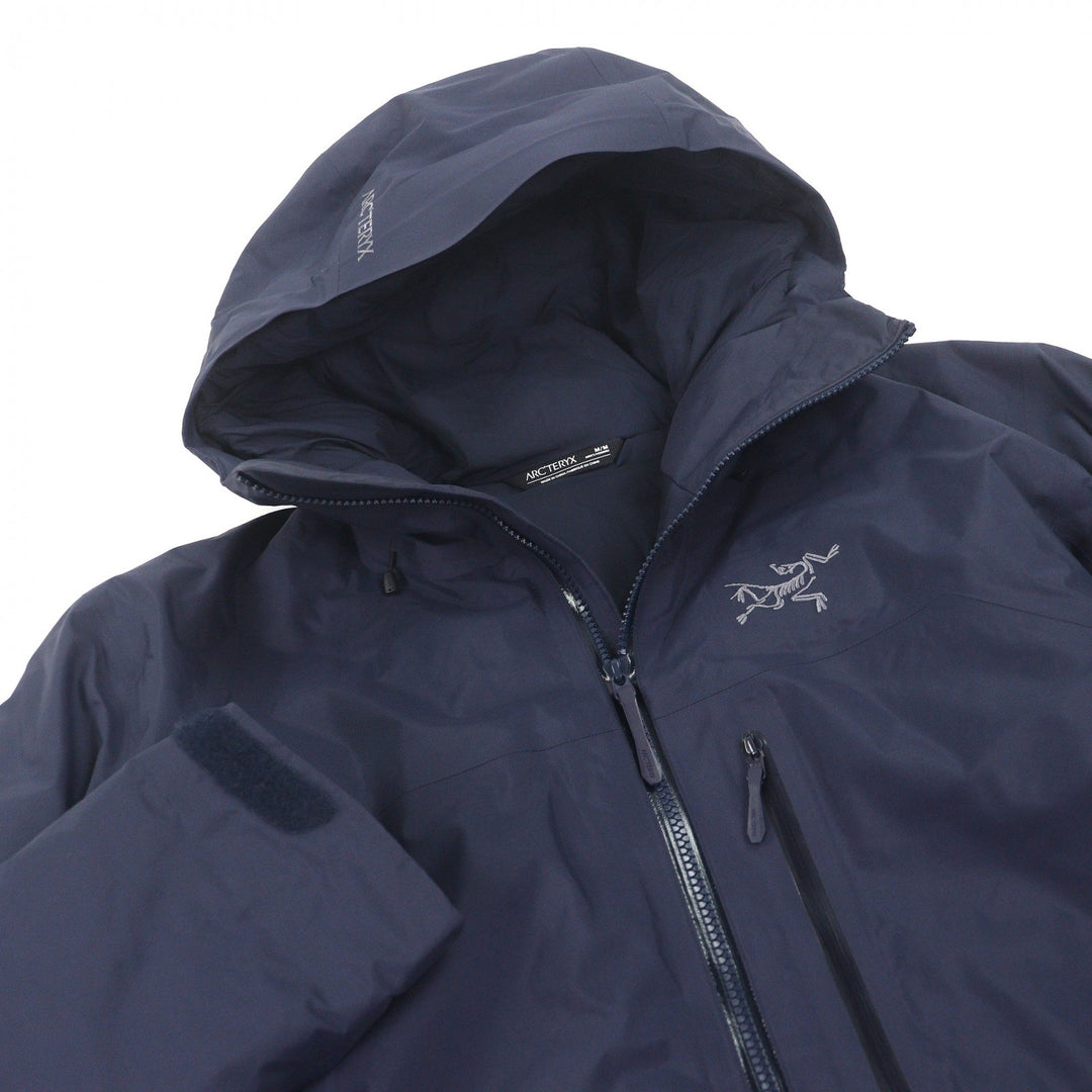 Great ARCTERYX Beta Insulated Jacket Logo embroidered padded jacket Navy