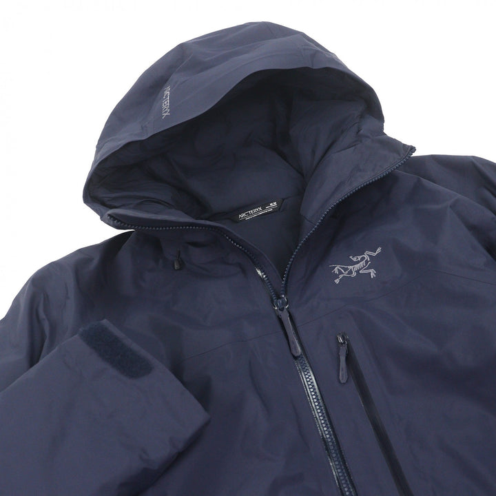 Great ARCTERYX Beta Insulated Jacket Logo embroidered padded jacket Navy