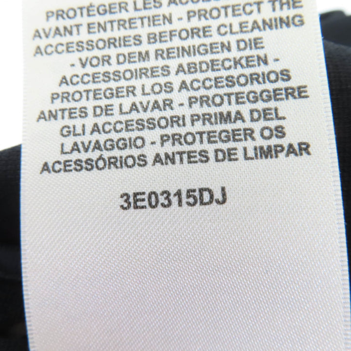 Excellent HERMES flare skirt Knee length black Rayon Women 36 3E0315DJ