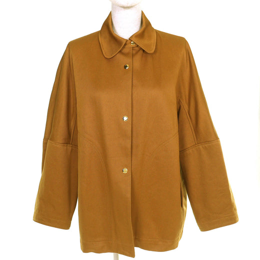 Excellent DRAWER FALL1 Cotton Coverall Jacket Logo button Brown 36 6522-299-0884