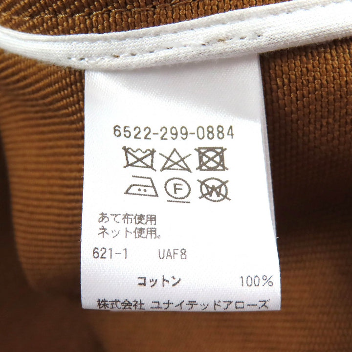 Excellent DRAWER FALL1 Cotton Coverall Jacket Logo button Brown 36 6522-299-0884